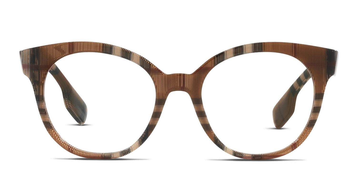 Burberry BE2356 Jacqueline Brown/Beige Prescription Eyeglasses