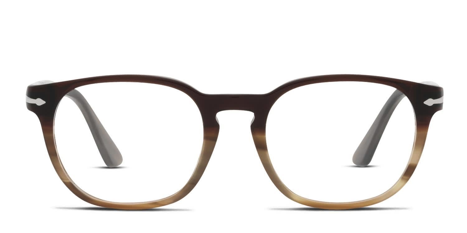Persol PO3283V Brown, Beige glasses - Brown / Beige - Frontal View