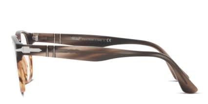 Persol PO3283V Brown, Beige glasses - Brown / Beige - Side View