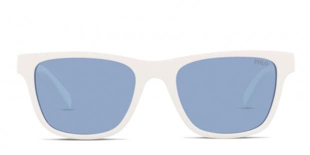 Ralph lauren sunglasses 2025 white frame