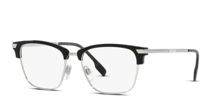 Burberry BE2359 Pearce Black, Silver glasses - Black / Silver - Angle View