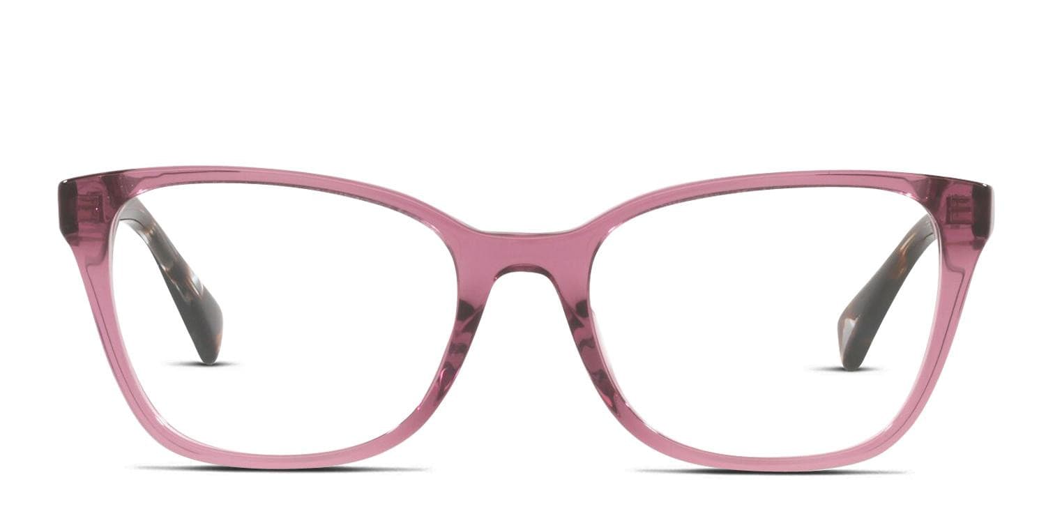 Ralph Lauren RA7137U Purple, Clear glasses - Purple / Clear - Frontal View
