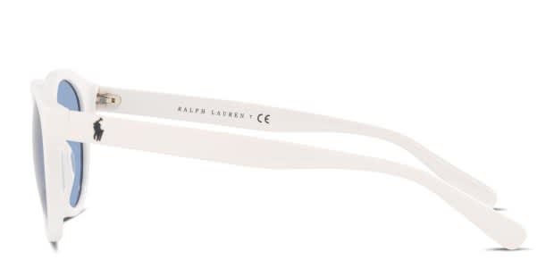 Polo Ralph Lauren PH4184 White Prescription Sunglasses - 50% Off