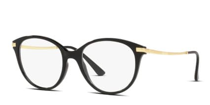 Vogue Eyewear VO5423 Shiny Black glasses - Shiny Black - Angle View