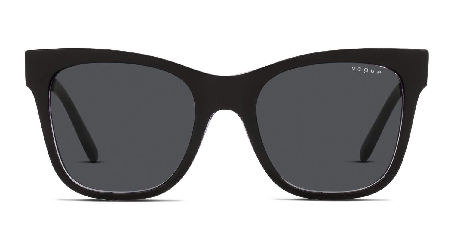 Vogue VO5428S Black, Purple glasses - Black / Purple - Frontal View