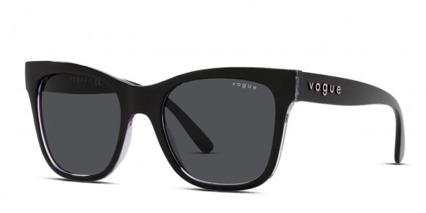 Vogue VO5428S Black Purple Prescription Sunglasses 50 Off Lenses