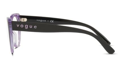 Vogue Eyewear VO5422 Black, Purple glasses - Black / Purple - Side View