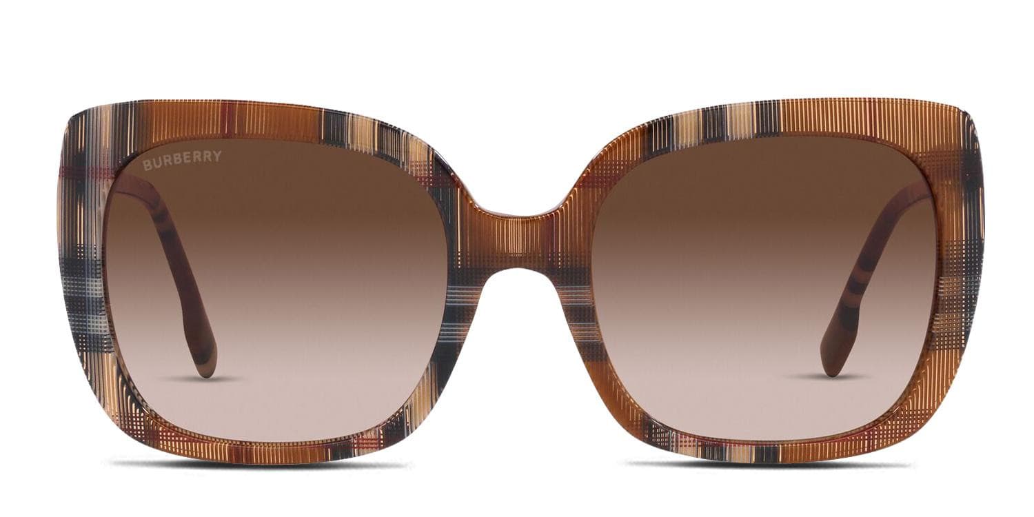 BURBERRY スクエアフレムサンクラス BE4446D 41158G Burberry 0BE4270 Tortoise, Burgundy