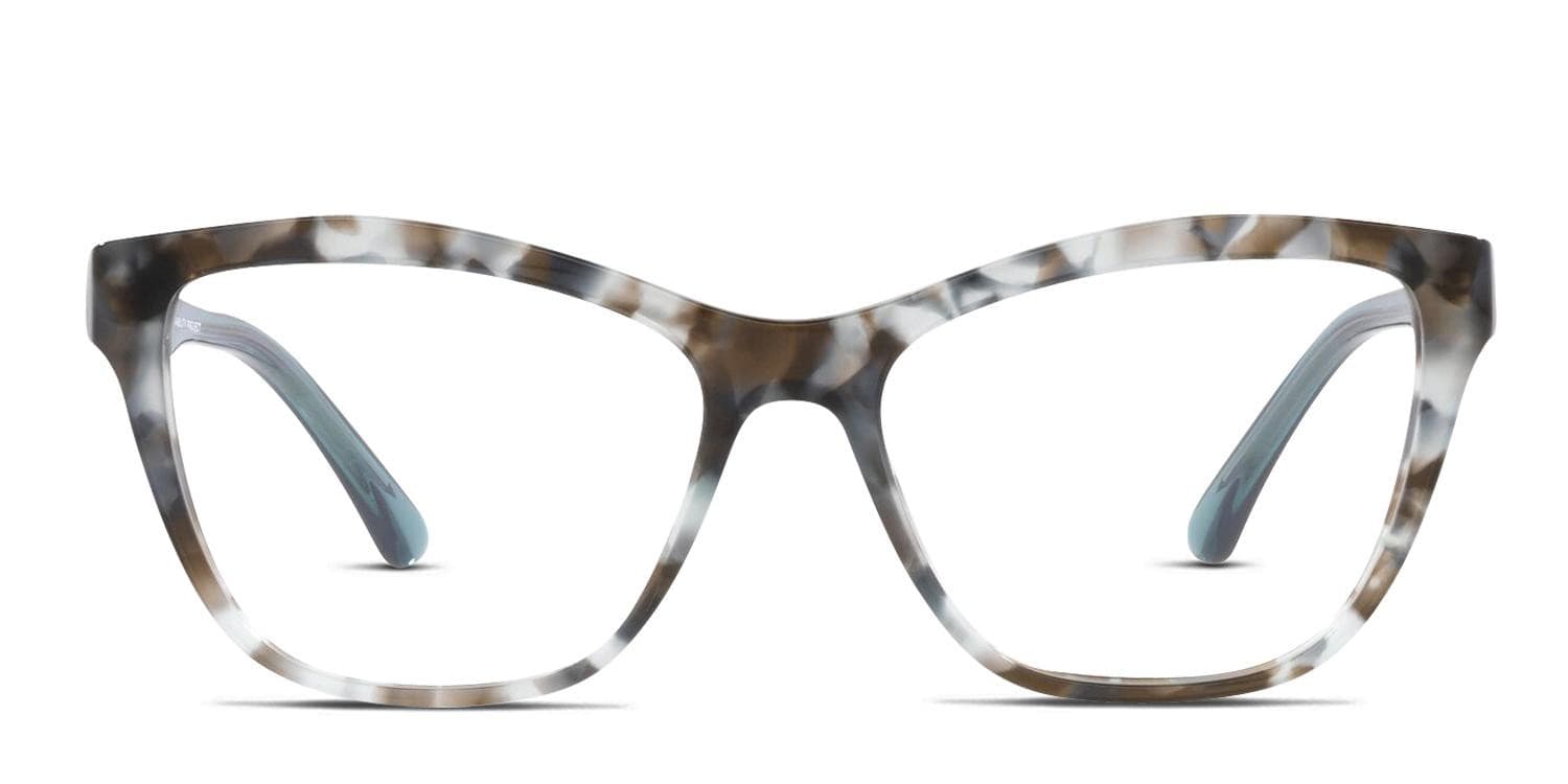 Emporio Armani ロングストール archive Y2K エディ Emporio Armani EA3193 Tortoise/Gray/Blue Eyeglasses | Includes