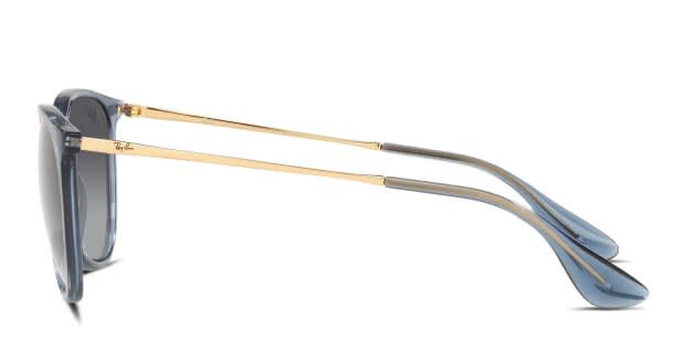 Ray-Ban RB4171 Erika clear, blue frame with grey gradient