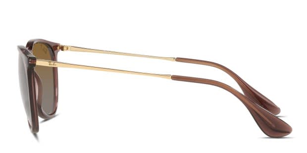 Ray-Ban RB4171 Erika clear, brown frame with brown gradient