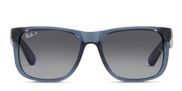 Ray-Ban Justin unisex sunglasses. Color transparent blue. Like new condition JUSTIN COLOR MIX Sunglasses in Transparent Blue and Dark  main image 2
