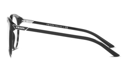 Prada PR 08YV Shiny Black glasses - Shiny Black - Side View
