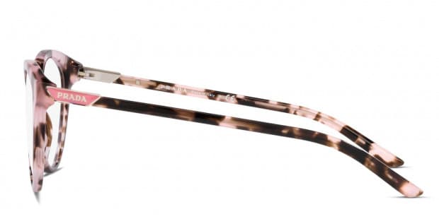 Prada PR 08YV Tortoise Pink Eyeglasses Includes FREE Rx Lenses