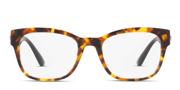Versace tortoise shell eyeglasses discount