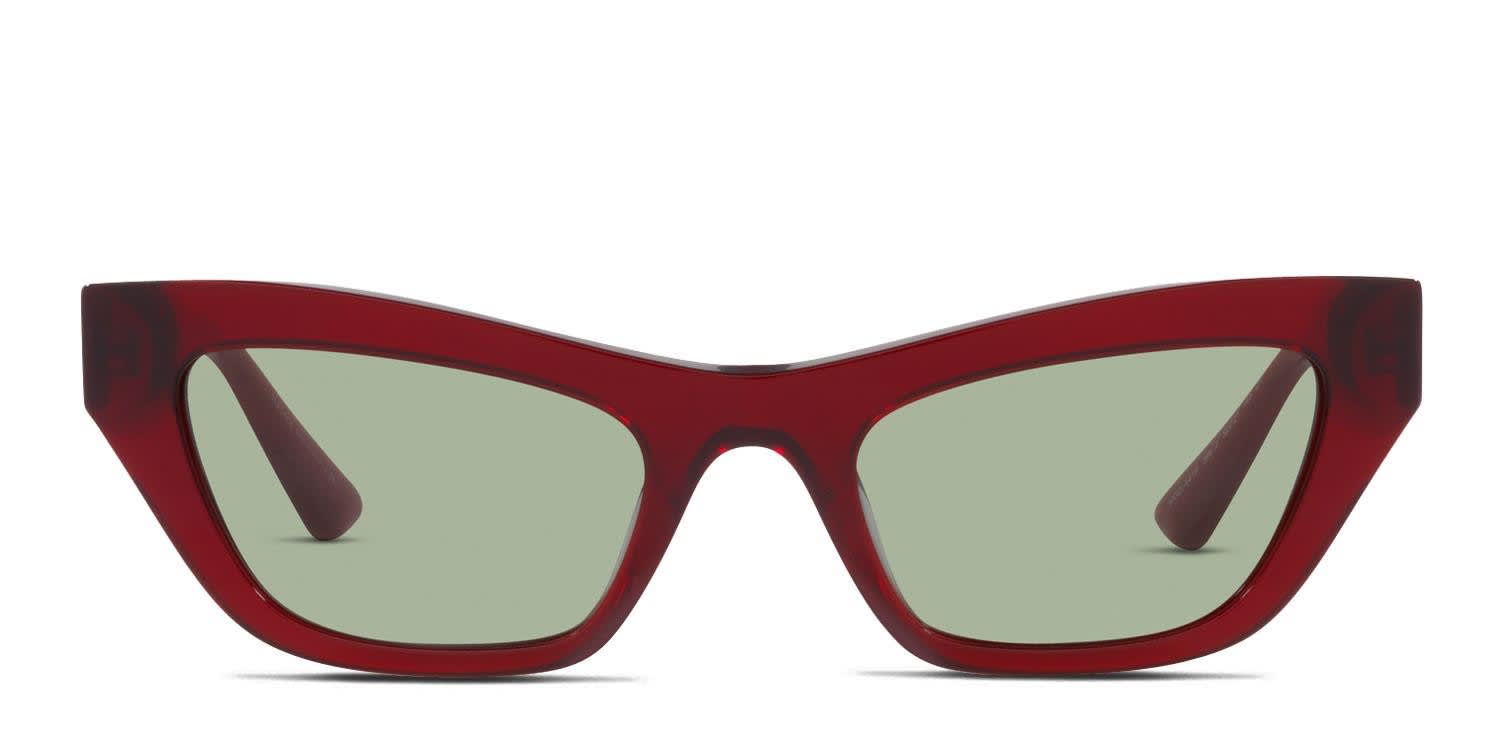 NWT Versace VE4419 Transparent Red Cat Eye 52mm Sunglasses Versace Women main image 3