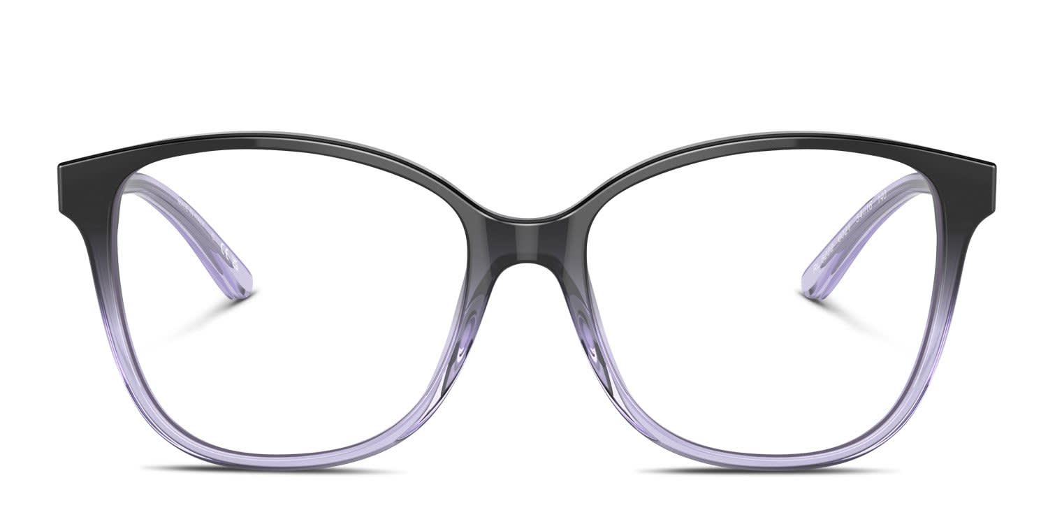 Ralph Lauren RL6222 Black, Clear, Blue glasses - Black / Clear / Blue - Frontal View
