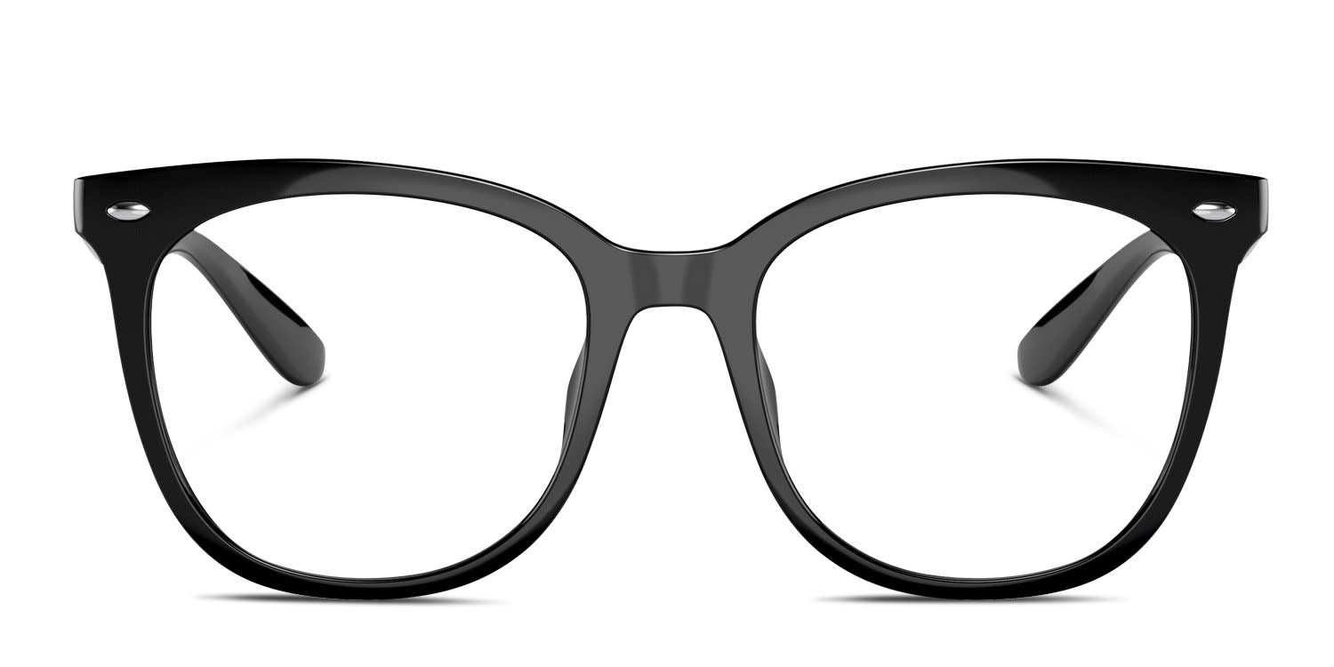 Ray-Ban RX4379VD Black glasses - Black - Frontal View