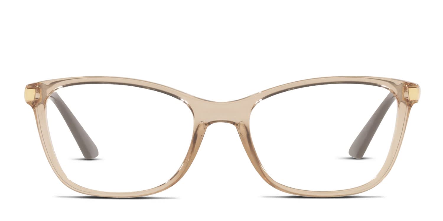 Vogue VO5378 Brown , Clear glasses - Brown / Clear - Frontal View