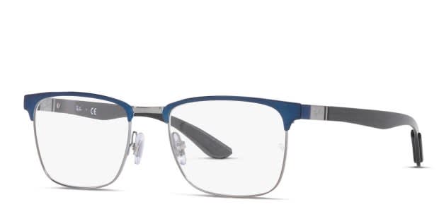 Ray-Ban RX8421 Blue/Gunmetal Eyeglasses | Includes FREE Rx Lenses