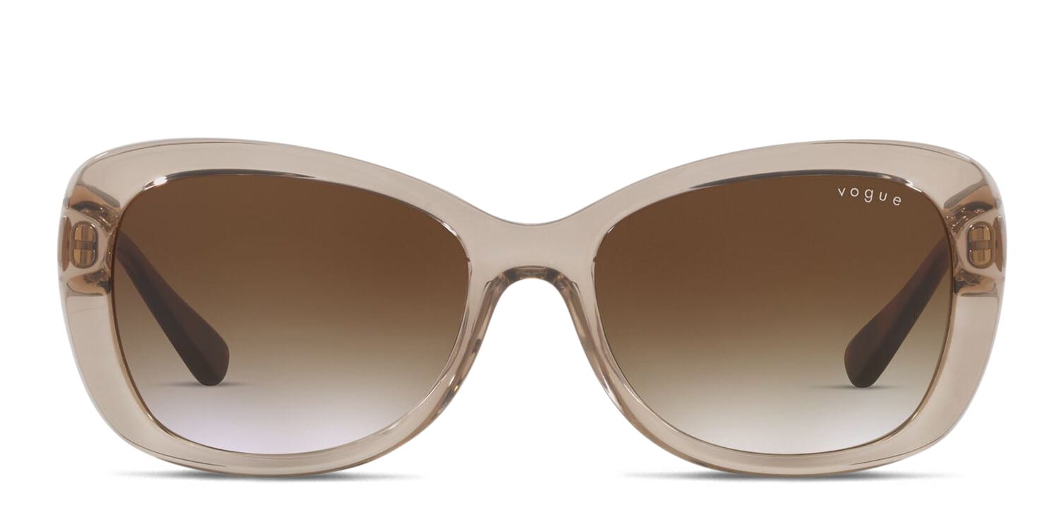 Vogue VO2943SB Beige, Clear glasses - Beige / Clear - Frontal View