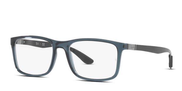 Ray-Ban RX8908 clear , blue frame