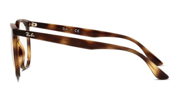 Ray-Ban RX4378V Brown/Tortoise Eyeglasses | Includes FREE Rx Lenses