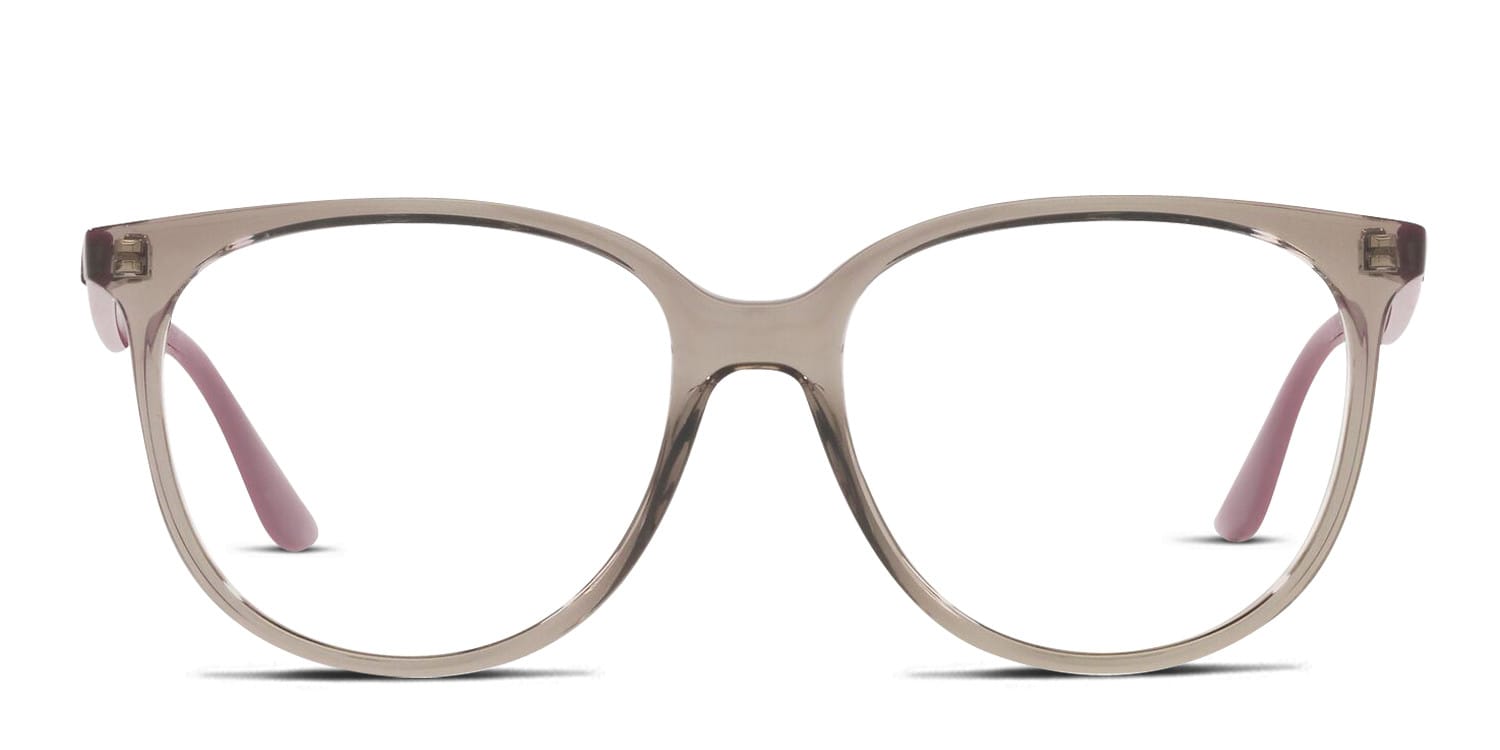 Ray-Ban RX4378V Clear , Gray glasses - Gray / Clear - Frontal View