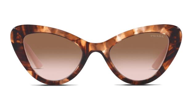 Prada PR 13YS Tortoise, Pink Prescription Sunglasses - 50% Off Lenses