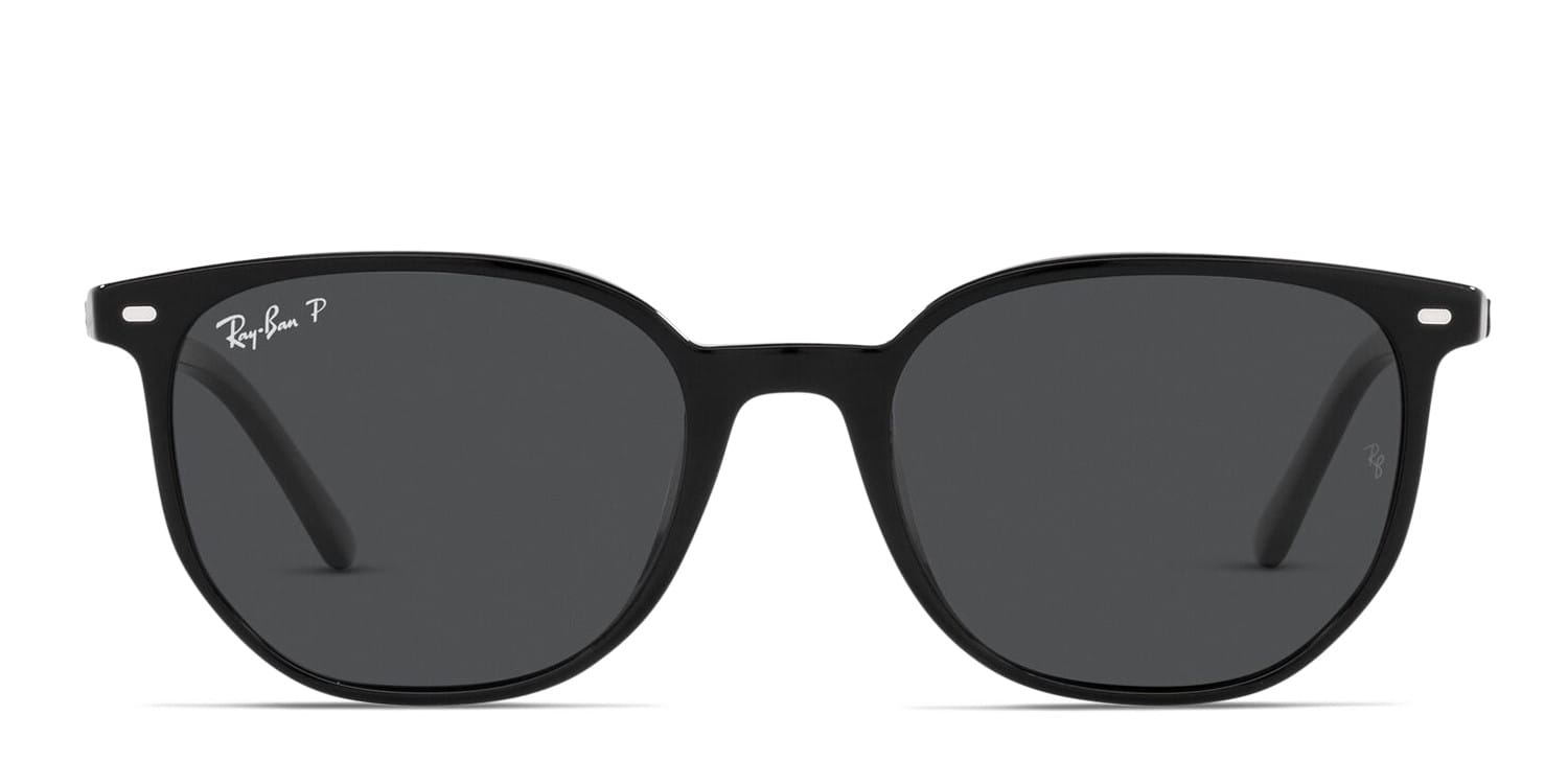 Ray-Ban RB2197 Elliot black frame with polarized black lenses