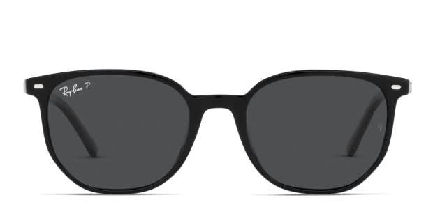 Ray-Ban RB2197 Elliot black frame with polarized black lenses