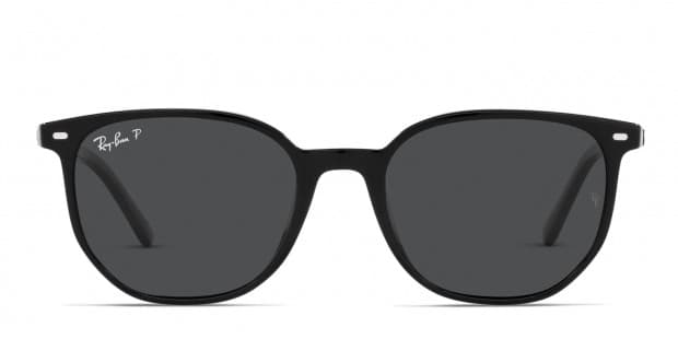 Ray Ban RB2197 Elliot black frame with polarized black lenses