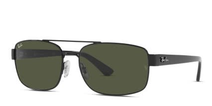 Ray-Ban RB3687 Black glasses - Black - Angle View
