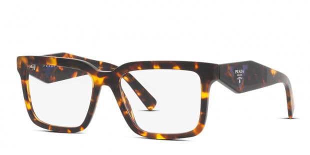 Prada tortoise shop shell eyeglasses