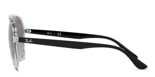 RayBan 4337 クリアフレーム サングラス Ray-Ban RB4376 clear frame with grey gradient lenses. Lenses