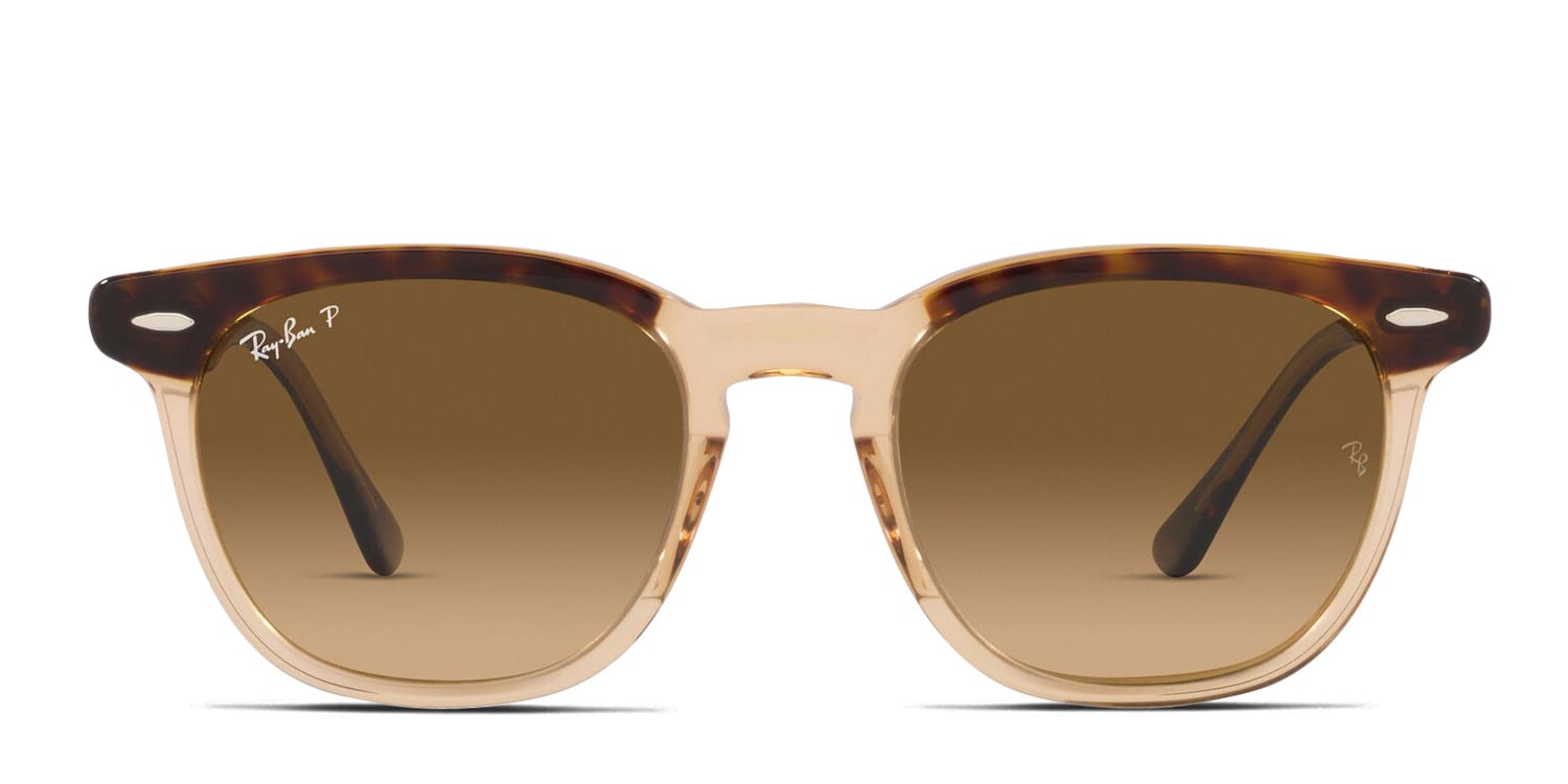 Ray-Ban RB2298 Hawkeye Brown , Clear , Tortoise glasses - Brown / Clear / Tortoise - Frontal View