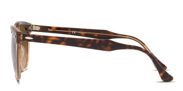 Ray-Ban RB2298 Hawkeye tortoise, clear, brown frame with brown