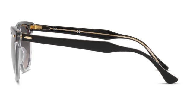 Ray-Ban RB2298 Hawkeye black, clear frame with grey gradient