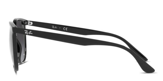 Ray-Ban RB4378 Shiny Black Prescription Sunglasses - 50% Off Lenses