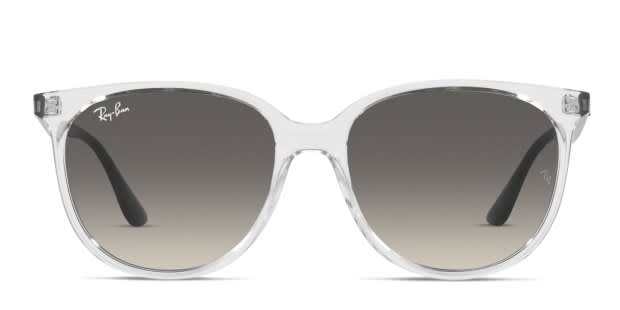Ray-Ban RB4378 Clear Gray Polarized Sunglasses 54mm Ray-Ban RB4378 S (54 - 16) with Grey lenses and Transparent  main image 4