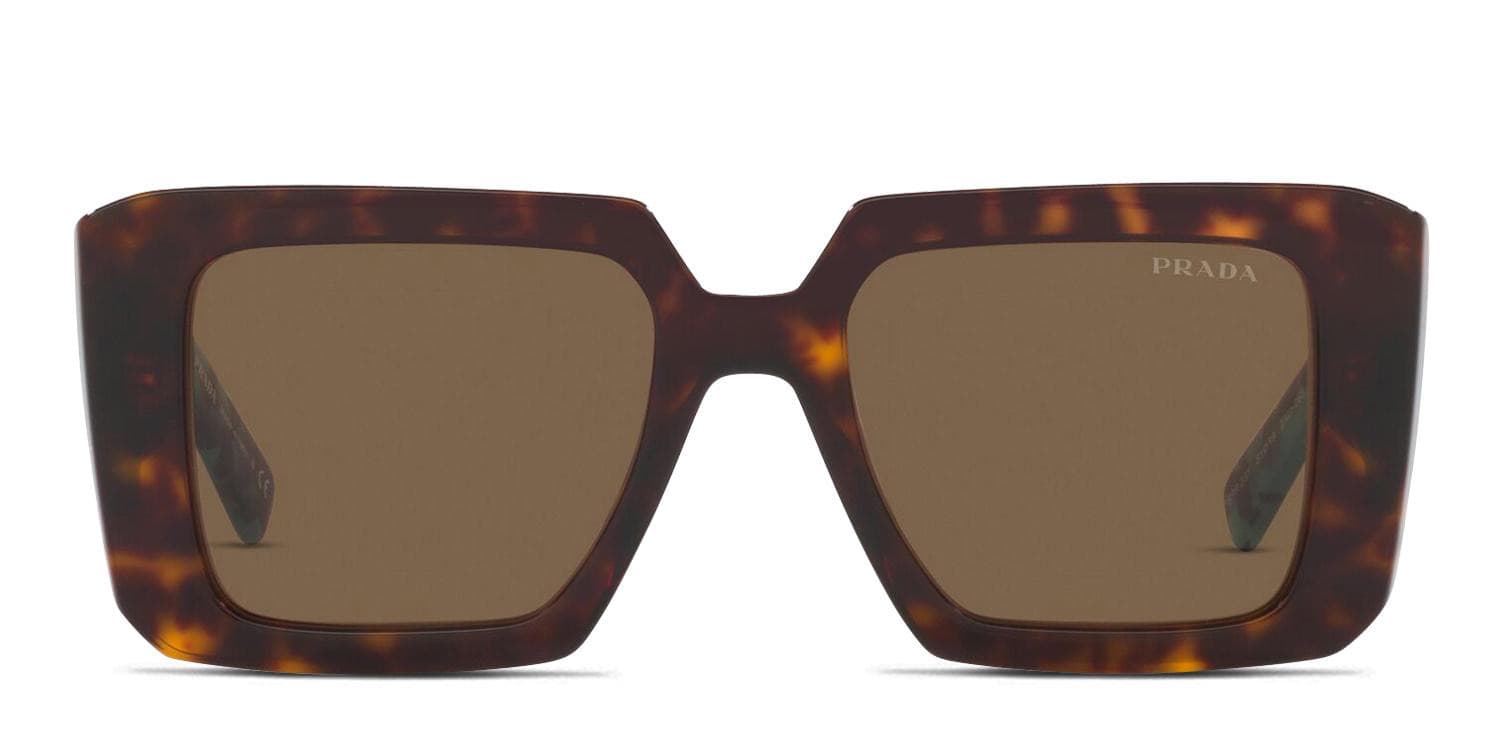 Prada PR 23YS Tortoise glasses - Tortoise - Frontal View