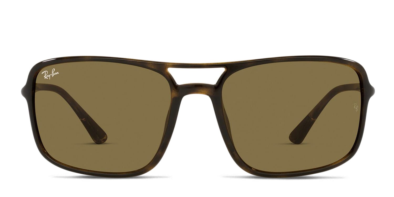 Ray-Ban RB4375 Brown, Tortoise Prescription Sunglasses - 50% Off