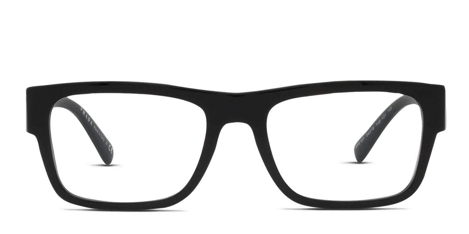 Prada PR 15YV Shiny Black glasses - Shiny Black - Frontal View