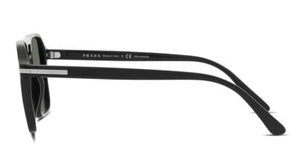 Prada PR 20YS Black glasses - Black - Side View
