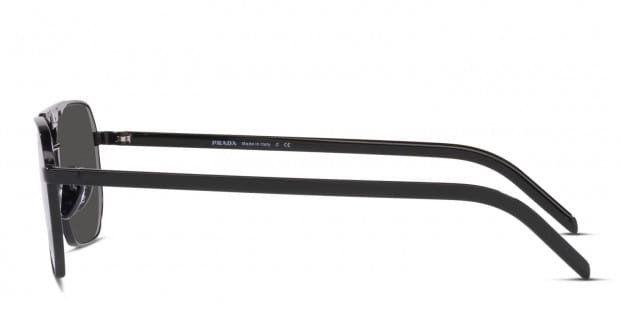 Prada PR 58YS Black Prescription Sunglasses - 50% Off Lenses