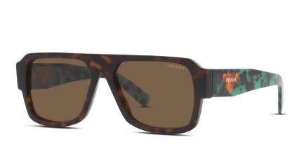 Prada PR 22YS Tortoise glasses - Tortoise - Angle View