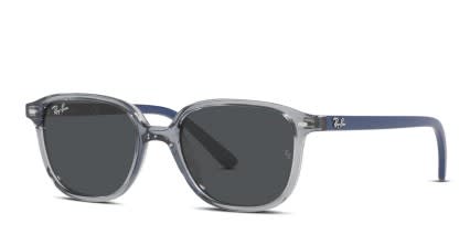 Ray-Ban RJ9093S Leonard Jr Kids Clear, Blue glasses - Clear / Blue - Angle View