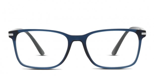 Prada PR 14WV Blue Eyeglasses Includes FREE Rx Lenses