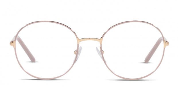 Prada PR 55WV Pink Gold Eyeglasses Includes FREE Rx Lenses