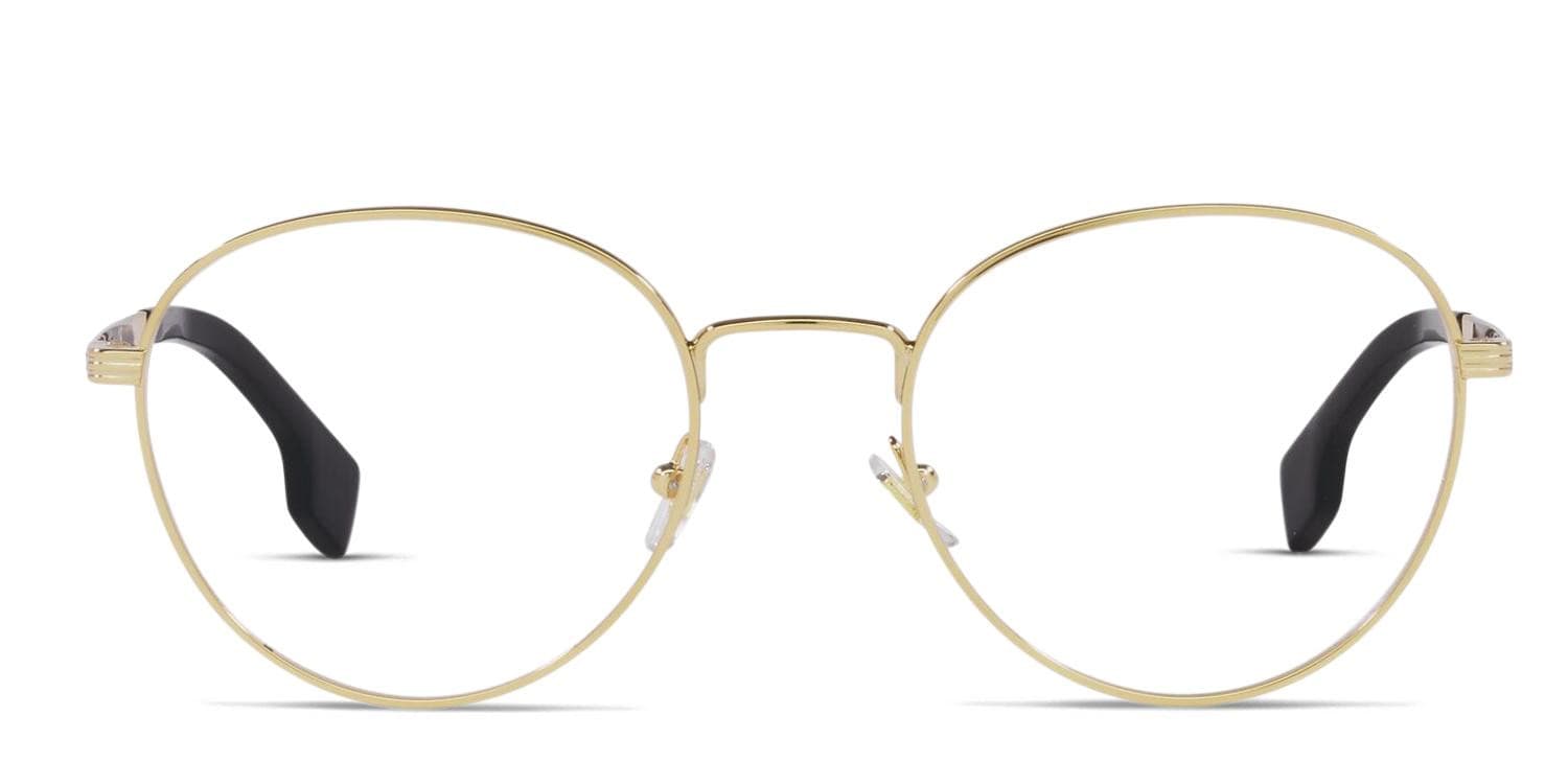 Versace VE1279 Gold Eyeglasses | Includes FREE Rx Lenses